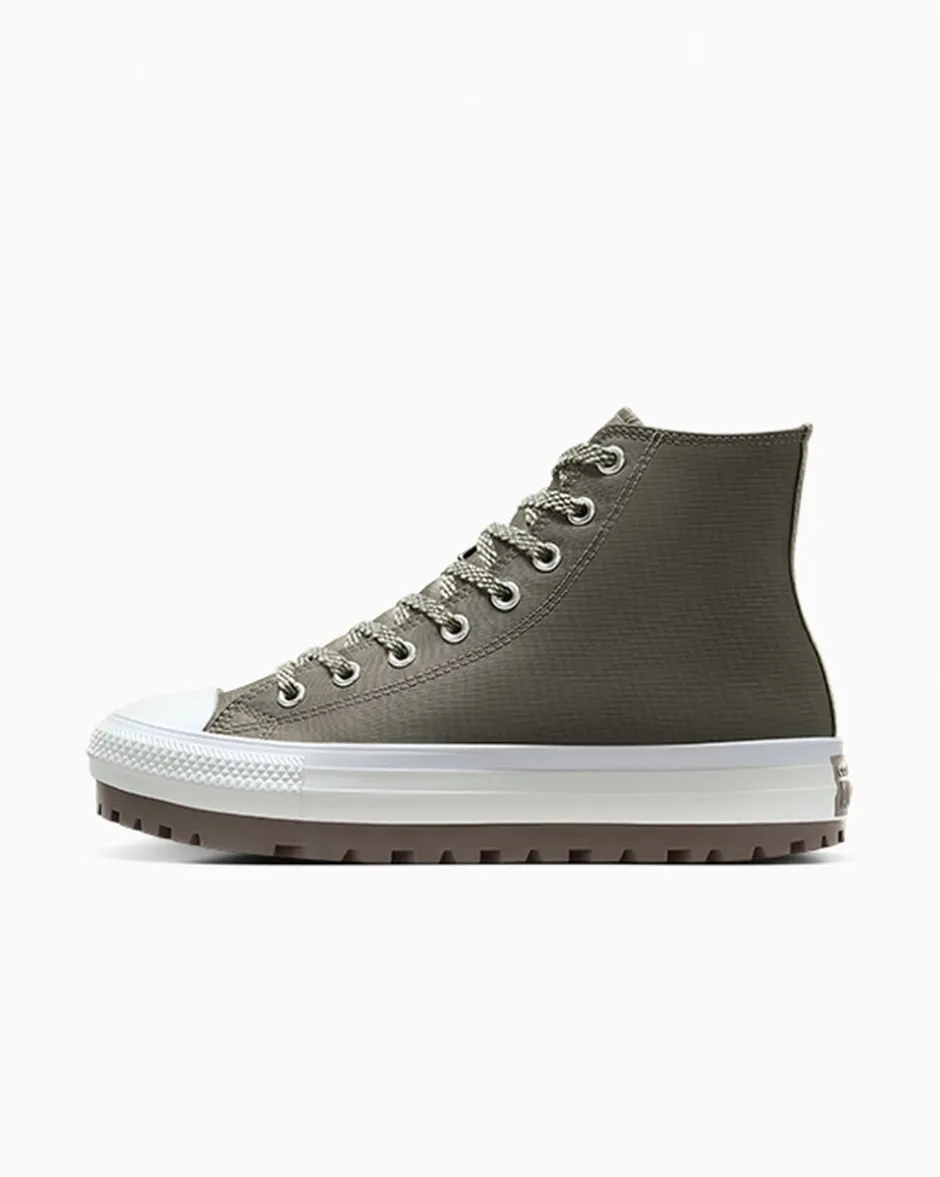 Converse Modelli Alti|Modelli Alti<Chuck Taylor All Star City Trek Tartufo/Foresta Magica/Egret