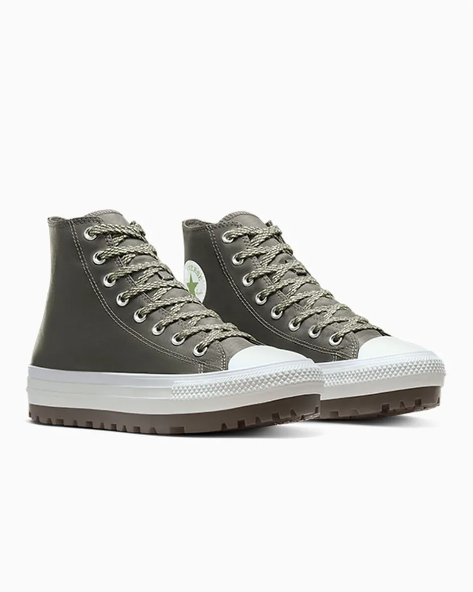 Converse Modelli Alti|Modelli Alti<Chuck Taylor All Star City Trek Tartufo/Foresta Magica/Egret
