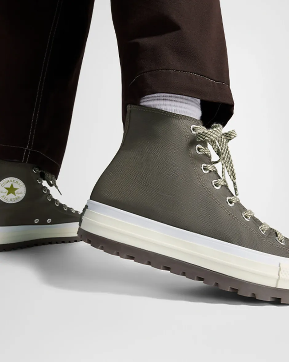 Converse Modelli Alti|Modelli Alti<Chuck Taylor All Star City Trek Tartufo/Foresta Magica/Egret