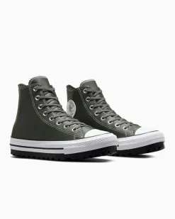 Converse Modelli Alti|Modelli Alti<Chuck Taylor All Star City Trek Cave Green/Sharkskin/White