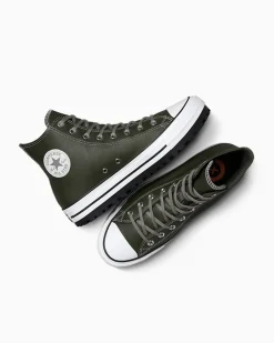 Converse Modelli Alti|Modelli Alti<Chuck Taylor All Star City Trek Cave Green/Sharkskin/White