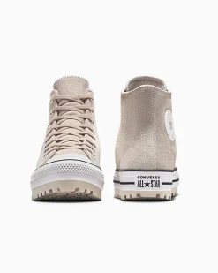 Converse Modelli Alti|Modelli Alti<Chuck Taylor All Star City Trek Suede Papiro/Bianco/Papiro