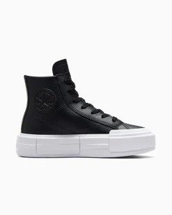 Converse Modelli Alti|Stivaletti<Chuck Taylor All Star Cruise Leather Black/Black/White