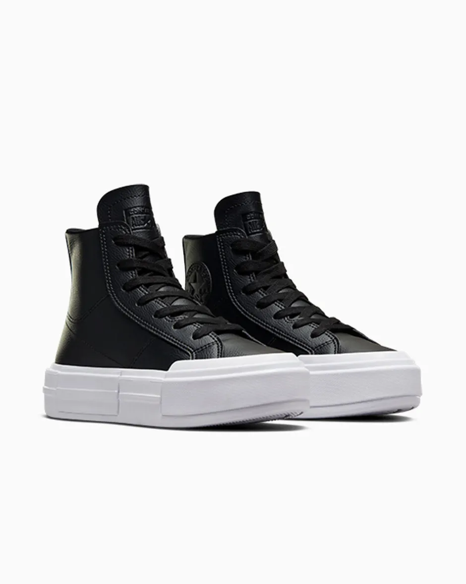 Converse Modelli Alti|Stivaletti<Chuck Taylor All Star Cruise Leather Black/Black/White
