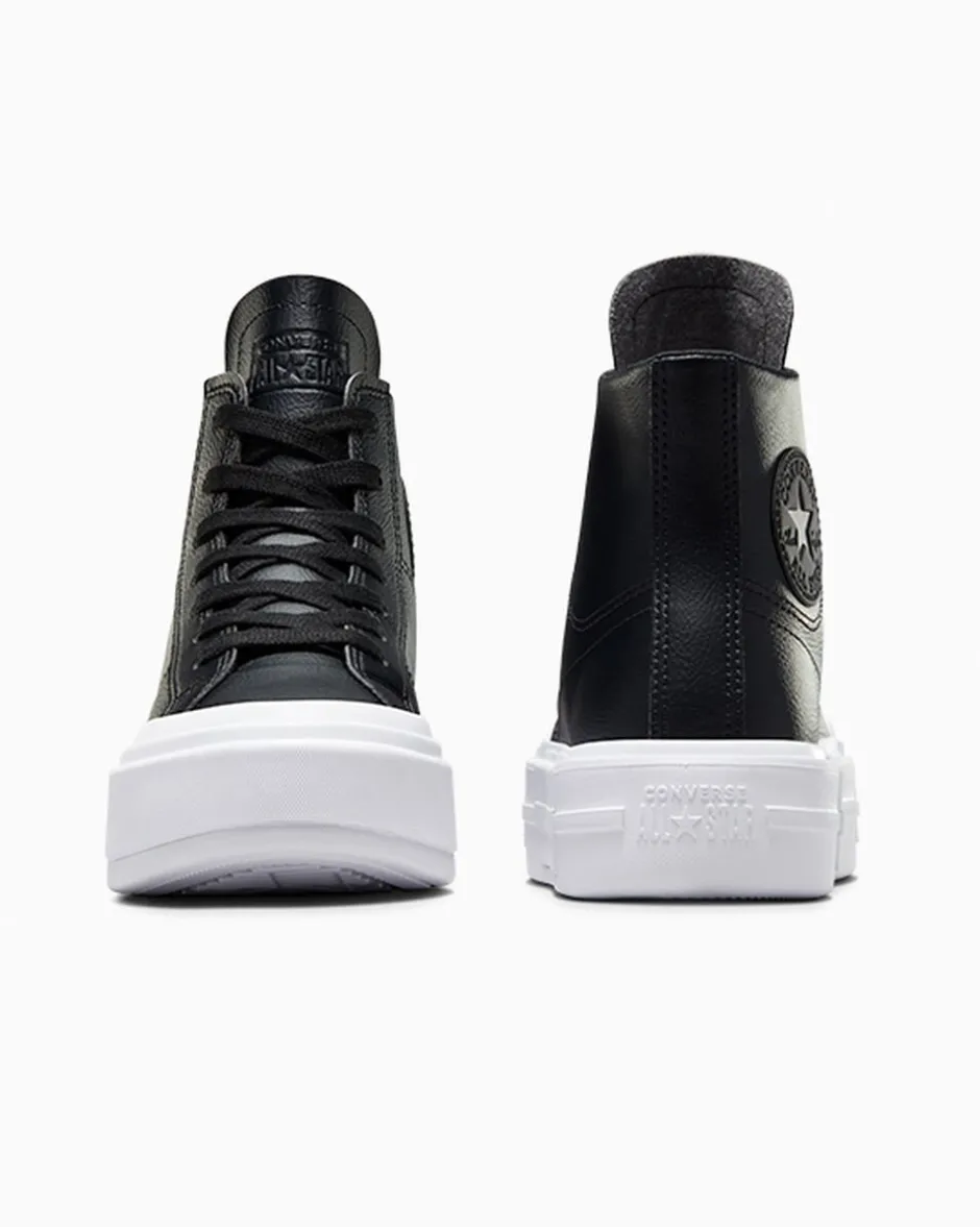 Converse Modelli Alti|Stivaletti<Chuck Taylor All Star Cruise Leather Black/Black/White