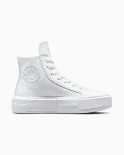 Converse Modelli Alti|Stivaletti<Chuck Taylor All Star Cruise Leather White/White/Pale Putty