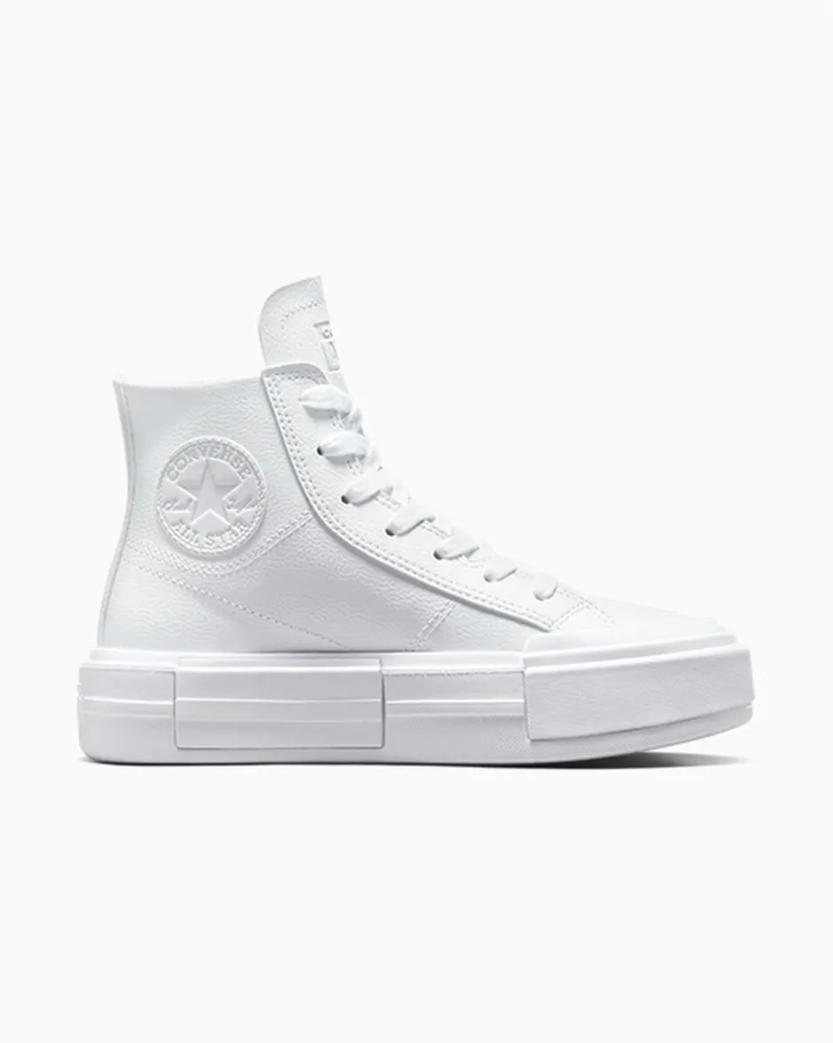 Converse Modelli Alti|Stivaletti<Chuck Taylor All Star Cruise Leather White/White/Pale Putty