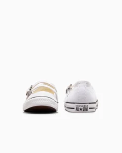 Converse Modelli Bassi<Chuck Taylor All Star Dainty Mary Jane Bianco/Egret/Bianco