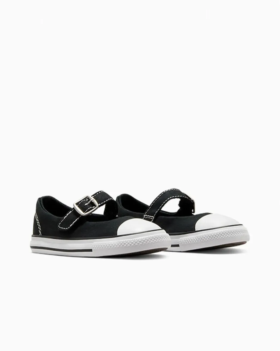 Converse Neonati E Bimbi Piccoli (Età 0-4 Anni)|Ragazza<Chuck Taylor All Star Dainty Mary Jane Nero/Bianco/Nero