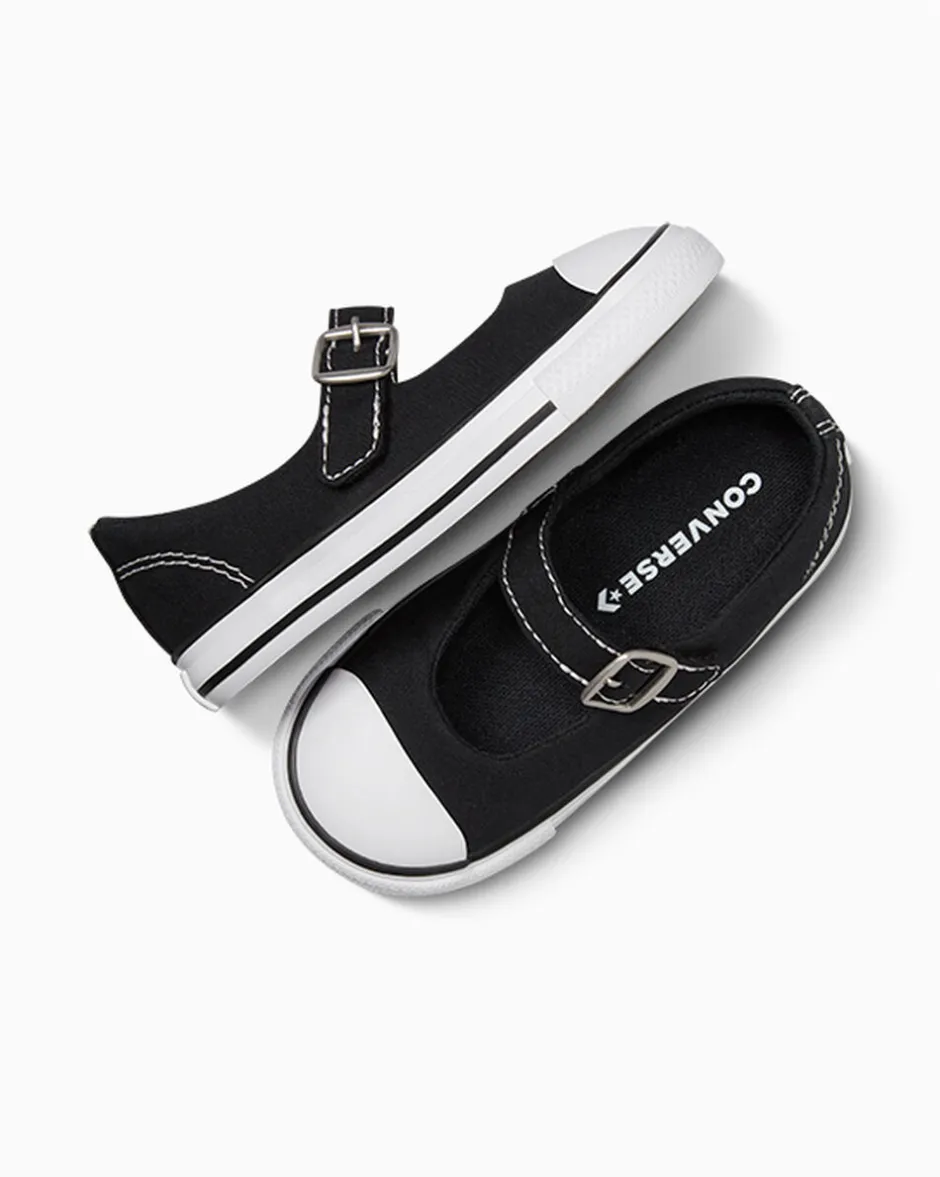Converse Neonati E Bimbi Piccoli (Età 0-4 Anni)|Ragazza<Chuck Taylor All Star Dainty Mary Jane Nero/Bianco/Nero