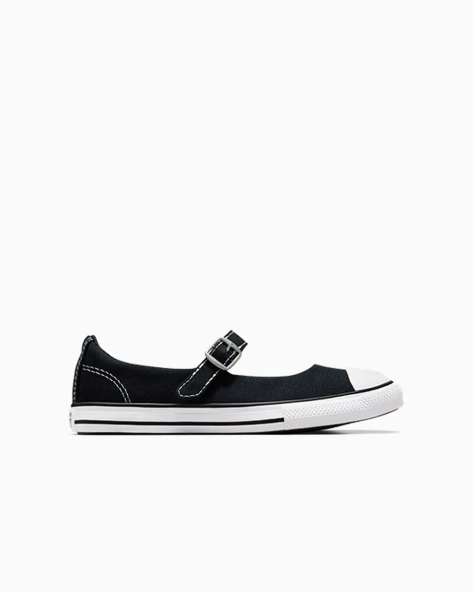 Converse Bambini (Età 4-8 Anni)|Ragazza<Chuck Taylor All Star Dainty Mary Jane Nero/Bianco/Nero