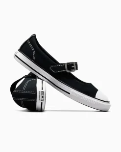 Converse Bambini (Età 4-8 Anni)|Ragazza<Chuck Taylor All Star Dainty Mary Jane Nero/Bianco/Nero