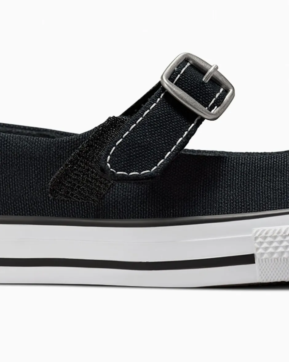 Converse Bambini (Età 4-8 Anni)|Ragazza<Chuck Taylor All Star Dainty Mary Jane Nero/Bianco/Nero