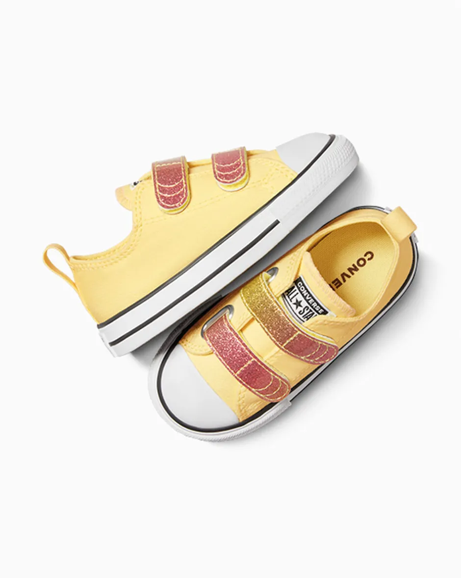 Converse Modelli Bassi|Facile Da Indossare E Togliere<Chuck Taylor All Star Easy On Citrus Glitz Bianco burro/Donut Glaze/Bianco