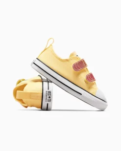 Converse Modelli Bassi|Facile Da Indossare E Togliere<Chuck Taylor All Star Easy On Citrus Glitz Bianco burro/Donut Glaze/Bianco