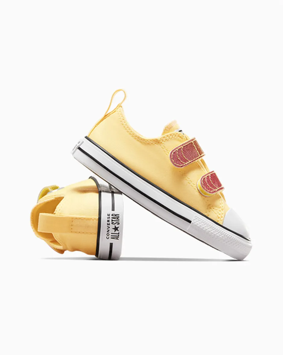 Converse Modelli Bassi|Facile Da Indossare E Togliere<Chuck Taylor All Star Easy On Citrus Glitz Bianco burro/Donut Glaze/Bianco