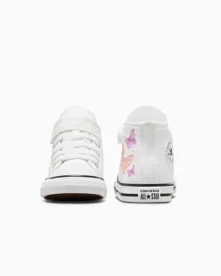 Converse Facile Da Indossare E Togliere<Chuck Taylor All Star Easy On Butterflies Bianco/Fase rosa/Grape Fizz