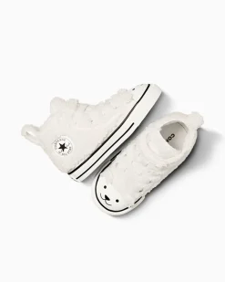 Converse Facile Da Indossare E Togliere<Chuck Taylor All Star Easy On Faux Sherpa Egret/Bianco vintage
