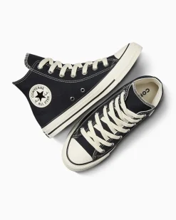 Converse Modelli Alti|Chuck Taylor All Star<Chuck Taylor All Star Embroidered Stars Eclissi totale/Egret/Nero