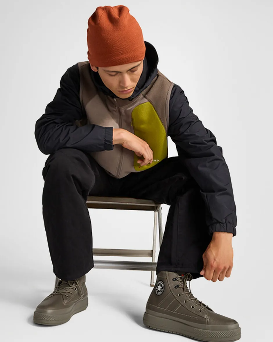 Converse Modelli Alti|Modelli Alti<Chuck Taylor All Star Equip Waterproof Truffle/Truffle/Black