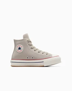 Converse Modelli Alti|Ragazzi (Età 8-12 Anni)<Chuck Taylor All Star EVA Lift Platform Suede Papiro/Egret/Blu oltremare