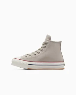 Converse Modelli Alti|Ragazzi (Età 8-12 Anni)<Chuck Taylor All Star EVA Lift Platform Suede Papiro/Egret/Blu oltremare