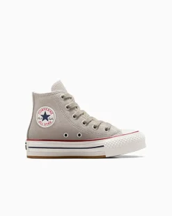 Converse Bambini (Età 4-8 Anni)|Ragazza<Chuck Taylor All Star EVA Lift Platform Suede Papiro/Egret/Blu oltremare