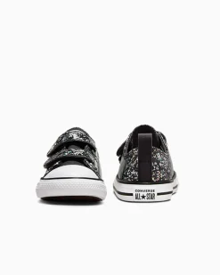 Converse Ragazza|Modelli Bassi<Chuck Taylor All Star Glitter Easy-On Materia scura/Bianco/Nero