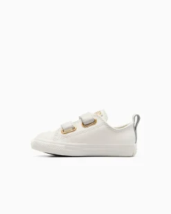 Converse Neonati E Bimbi Piccoli (Età 0-4 Anni)|Ragazza<Chuck Taylor All Star Gold Easy-On Egret/Oro chiaro metallizzato