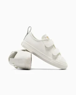 Converse Neonati E Bimbi Piccoli (Età 0-4 Anni)|Ragazza<Chuck Taylor All Star Gold Easy-On Egret/Oro chiaro metallizzato