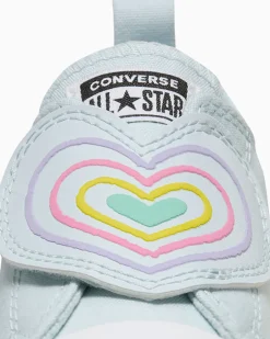 Converse Modelli Bassi|Stampe Per Bambini<Chuck Taylor All Star Heart Strap Easy-On Winter Slay/Bianco/Nero