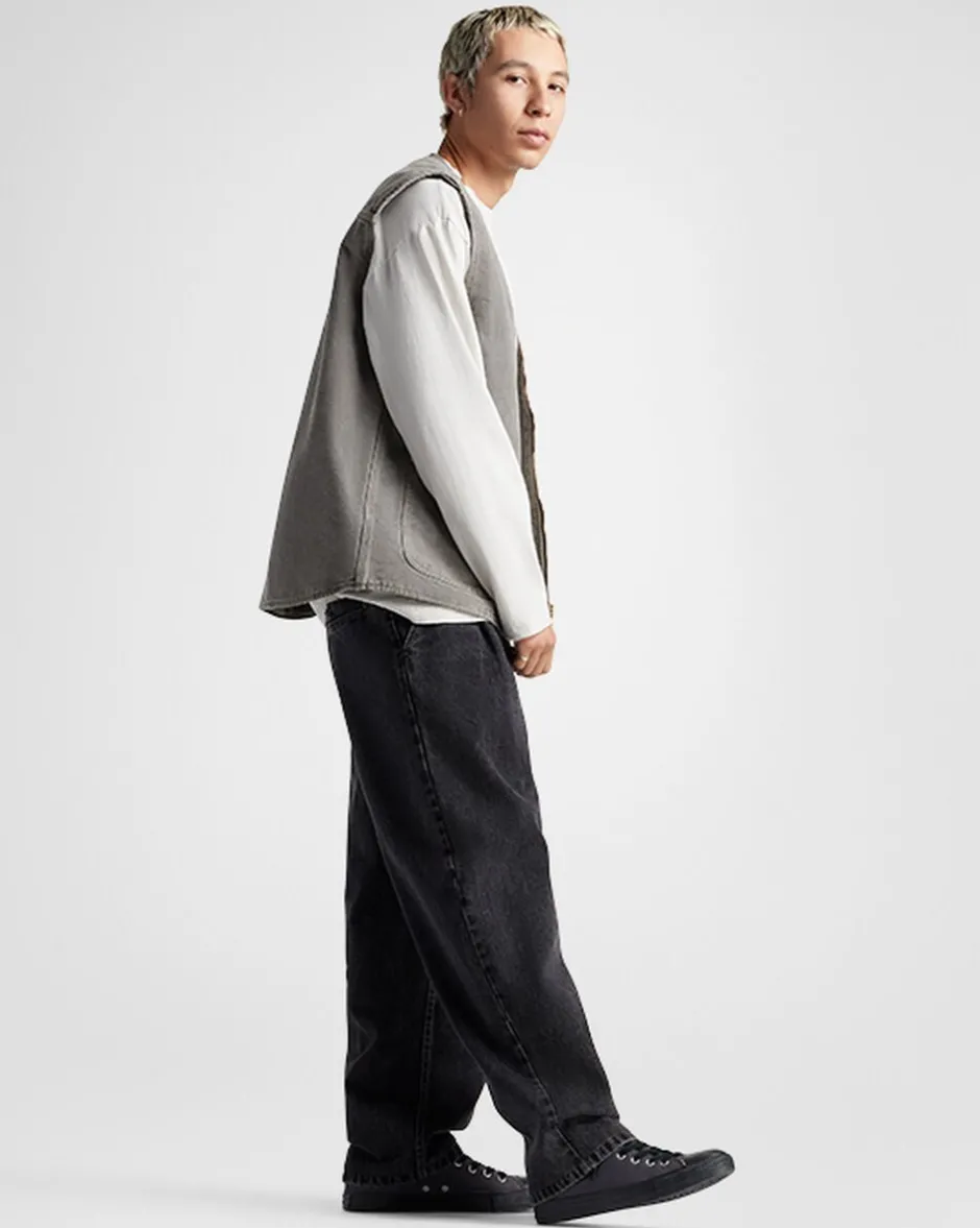 Converse Modelli Alti|Modelli Alti<Chuck Taylor All Star Heavy Canvas Materia scura/Nero/Nero