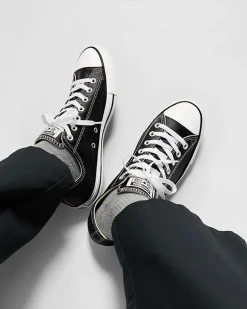 Converse Modelli Bassi|Chuck Taylor All Star<Chuck Taylor All Star Leather Nero