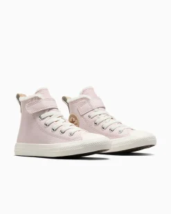 Converse Ragazza|Facile Da Indossare E Togliere<Chuck Taylor All Star Leather & Sherpa Easy-On Blush Hush/Egret/Grigio caldo