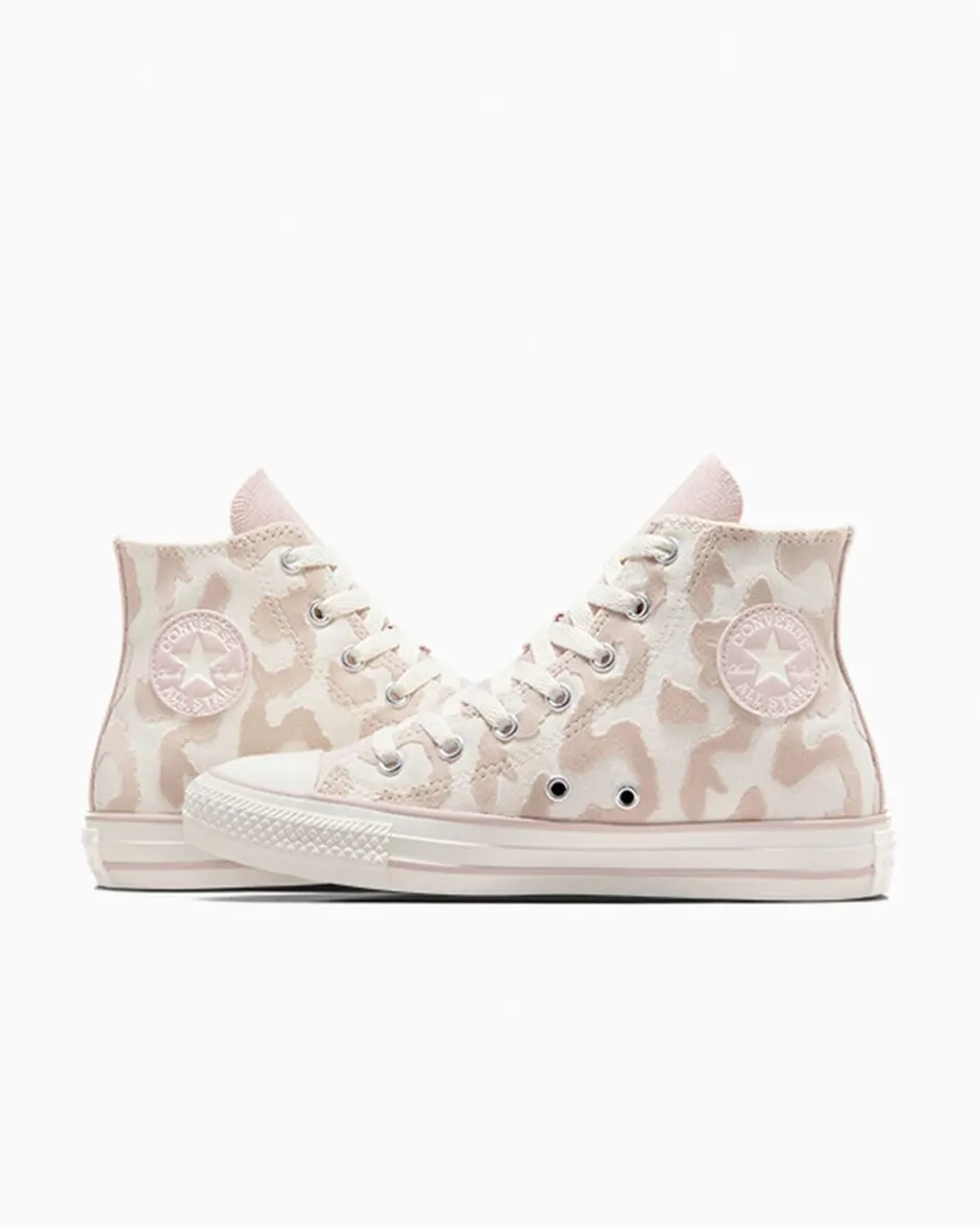 Converse Ragazza<Chuck Taylor All Star Leopard Egret/Flush Stone/Egret