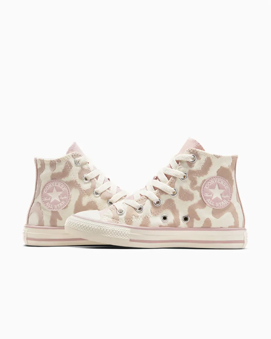 Converse Ragazza<Chuck Taylor All Star Leopard Egret/Flush Stone/Egret