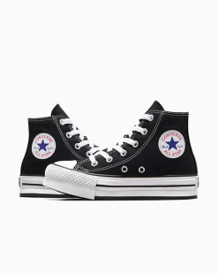 Converse Ragazzi (Età 8-12 Anni)|Ragazzo<Chuck Taylor All Star Lift Platform Nero/Bianco/Nero