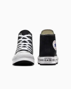 Converse Ragazzi (Età 8-12 Anni)|Ragazzo<Chuck Taylor All Star Lift Platform Nero/Bianco/Nero