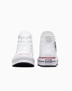 Converse Ragazzi (Età 8-12 Anni)|Ragazzo<Chuck Taylor All Star Lift Platform Bianco/Granato/Navy