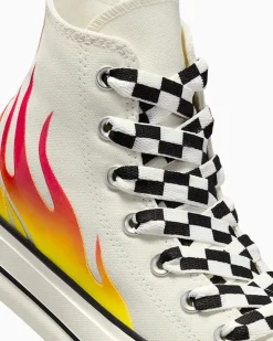 Converse Modelli Con Platform|Modelli Alti<Chuck Taylor All Star Lift Platform Flames Egret/Rosso smalto/Nero