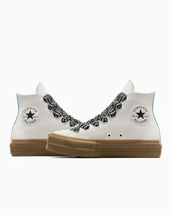 Converse Modelli Alti|Modelli Bassi<Chuck Taylor All Star Lift Platform Suede black croc