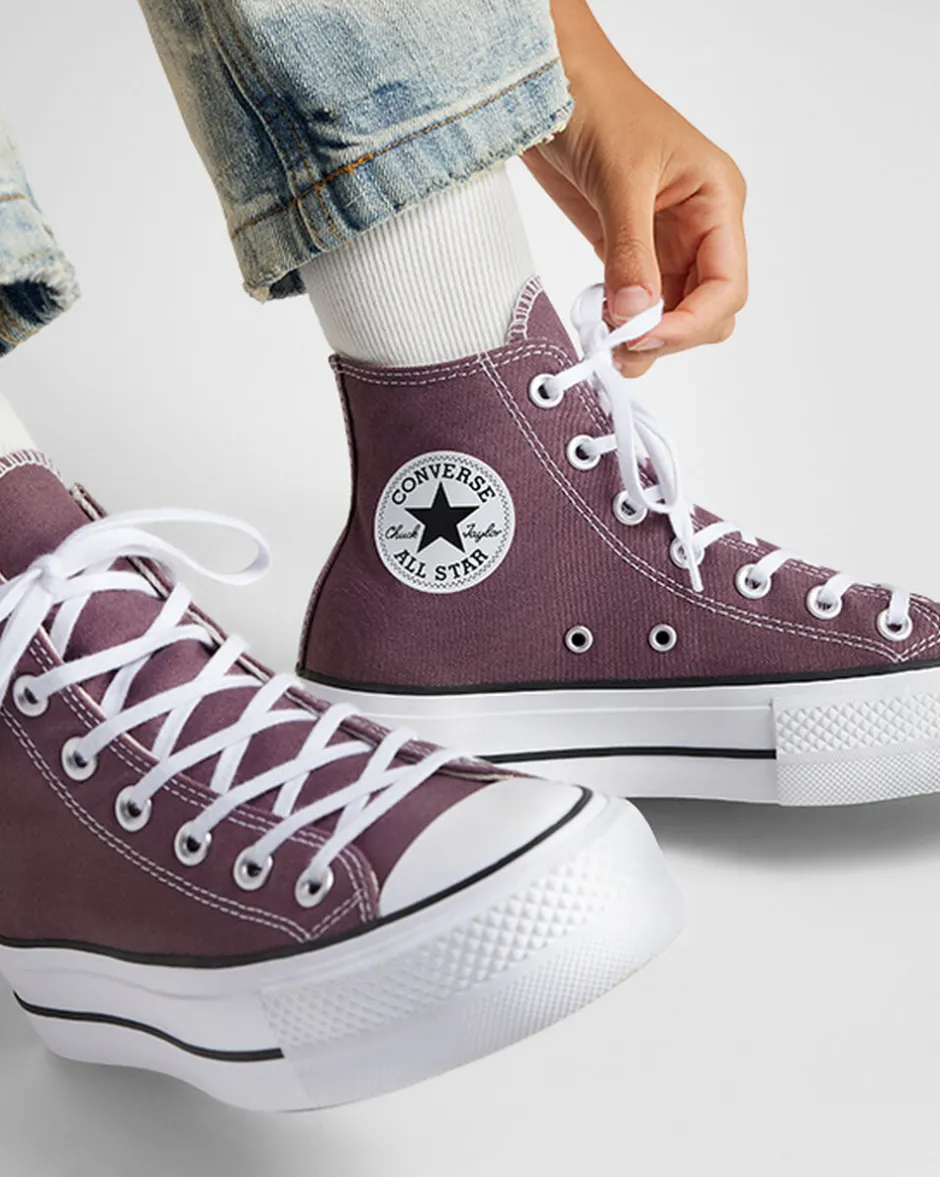 Converse Modelli Alti|Modelli Con Platform<Chuck Taylor All Star Lift Platform Trail Mixed/Avorio naturale