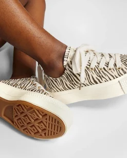 Converse Modelli Bassi|Modelli Con Platform<Chuck Taylor All Star Lift Zebra Print Egret/Egret/Fumo motore