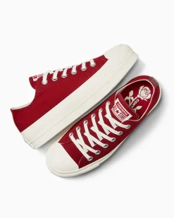 Converse Modelli Alti|Modelli Bassi<Chuck Taylor All Star Lift Platform Valentine's Day gold glitter