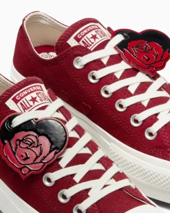 Converse Modelli Alti|Modelli Bassi<Chuck Taylor All Star Lift Platform Valentine's Day gold glitter