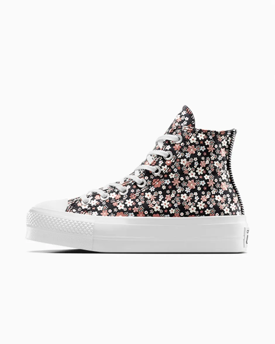 Converse Modelli Alti|Modelli Con Platform<Chuck Taylor All Star Lift Platform Petite Petals Total Eclipse/White