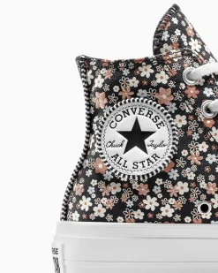 Converse Modelli Alti|Modelli Con Platform<Chuck Taylor All Star Lift Platform Petite Petals Total Eclipse/White