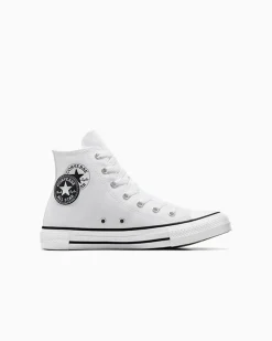 Converse Modelli Alti|Bambini (Età 4-8 Anni)<Chuck Taylor All Star Logo Play Bianco/Nero/Bianco