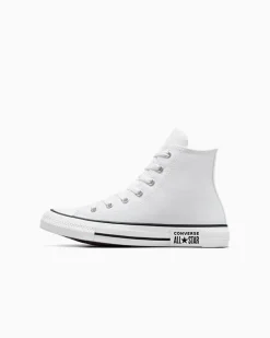 Converse Modelli Alti|Bambini (Età 4-8 Anni)<Chuck Taylor All Star Logo Play Bianco/Nero/Bianco