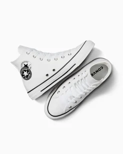 Converse Modelli Alti|Bambini (Età 4-8 Anni)<Chuck Taylor All Star Logo Play Bianco/Nero/Bianco